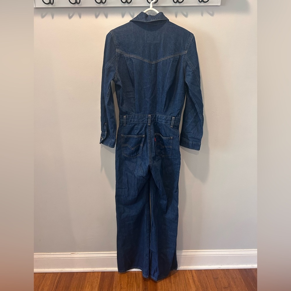Levi's Women's Dark Blue Western Jumpsuit 25 EUC - Picture 11 of 12